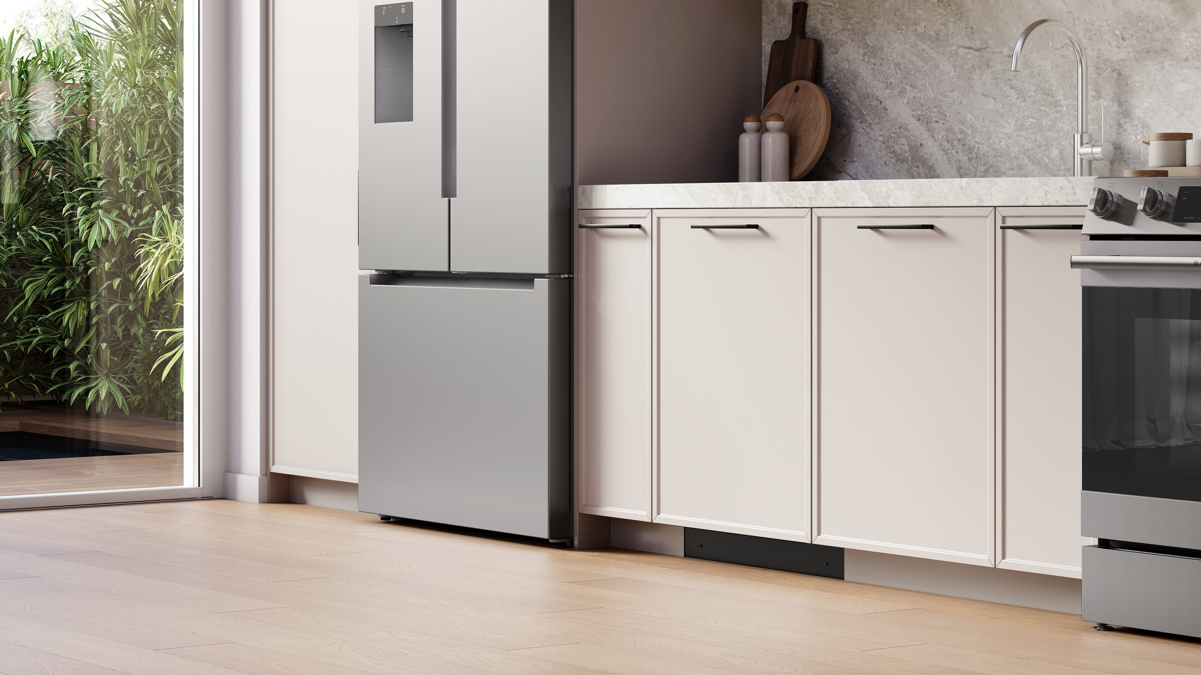 Alt View 11. Bosch - 300 Series 24" Top Control Smart Built-In Tub Dishwasher with 3rd Rack and Zone Wash, 46 dBA - Custom Panel Ready.