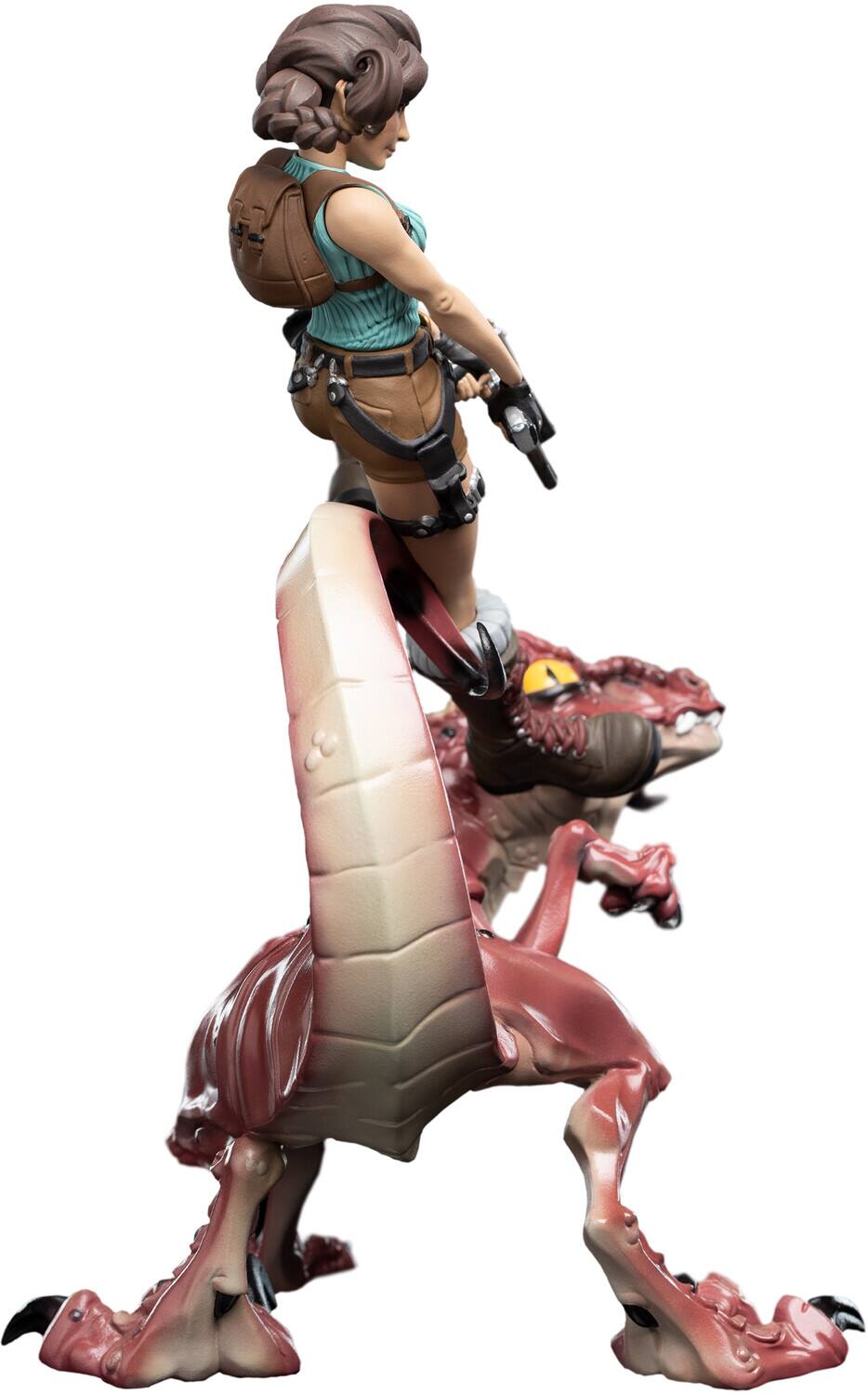 Alt View 1. Weta Workshop - WETA Workshop Mini Epics - Tomb Raider - Lara Croft & Raptor   - COLLECTIBLES - Multicolor.