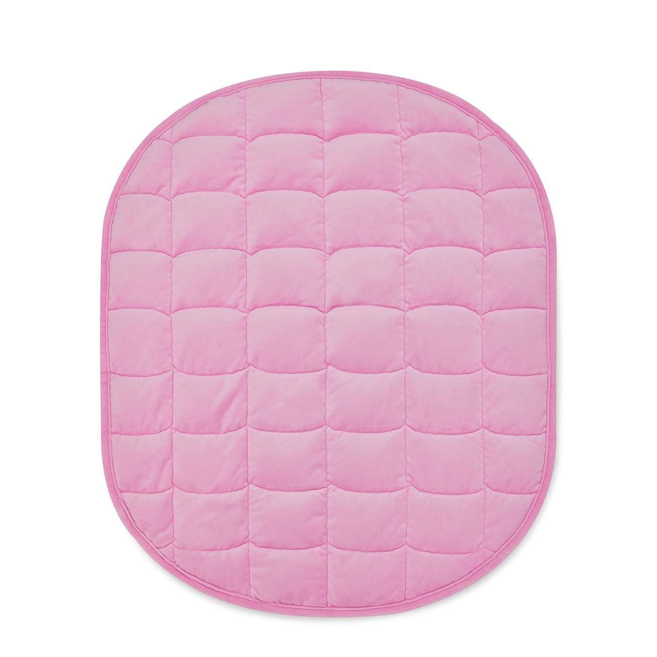Pacoar Cade - Weighted Lap Blanket For Adult Relaxation Lounging Napping Sleeping & Travel Luxury Minky Body Throw Blanket-navy Dot X - Pink Minky-29" x 24" 7lb