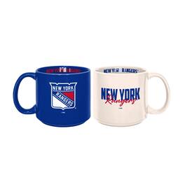 Logo Brands - New York Rangers 2-Pack 15oz. Stackable Mug Set - Multicolor