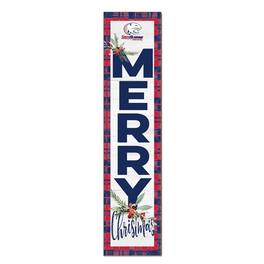 Jardine - South Alabama Jaguars 12'' x 48'' Outdoor Merry Christmas Leaner - White