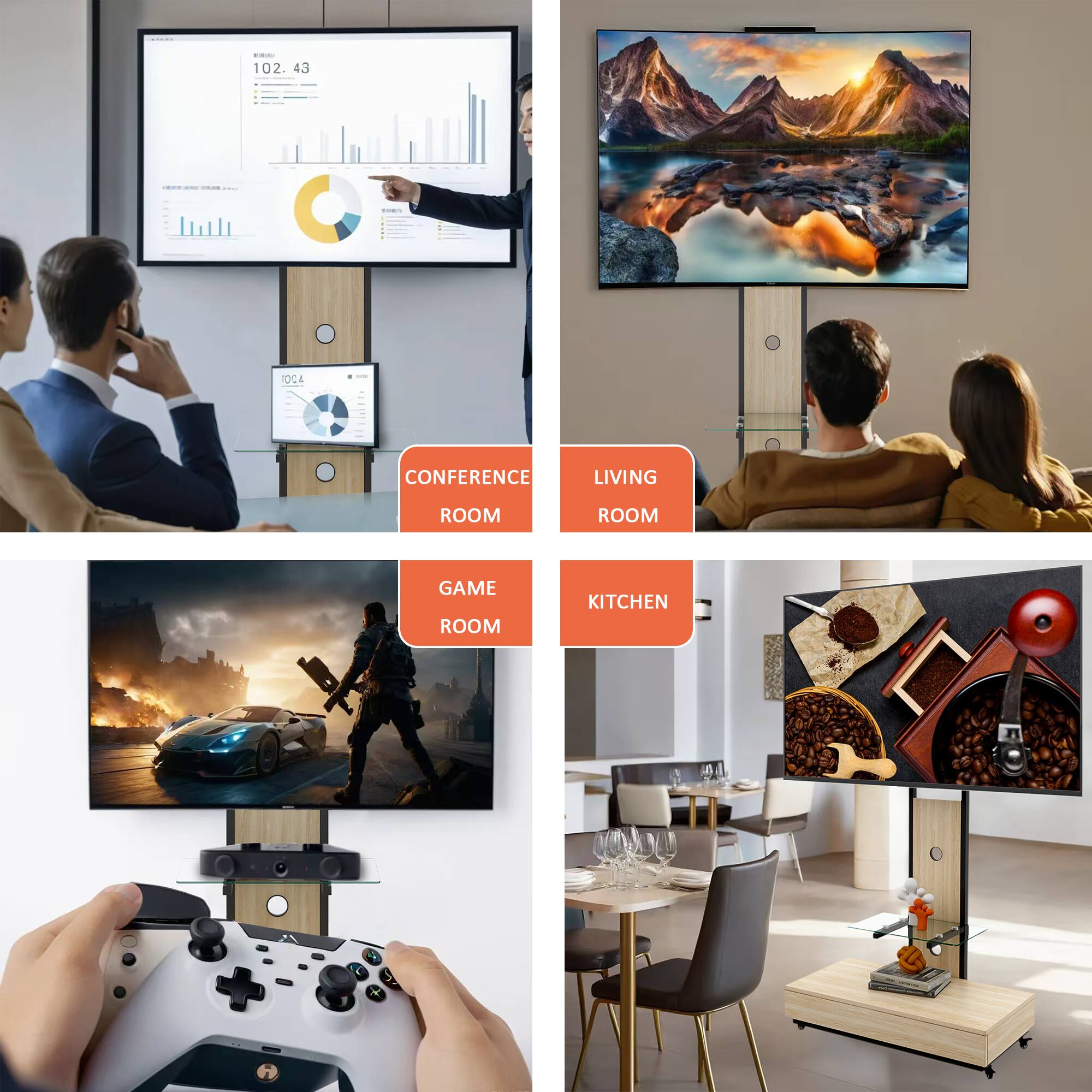 102.43  
OCA CONFERENCE LIVING ROOM GAME ROOM KITCHEN

- CONFERENCE ROOM
- LIVING ROOM
- GAME ROOM
- KITCHEN