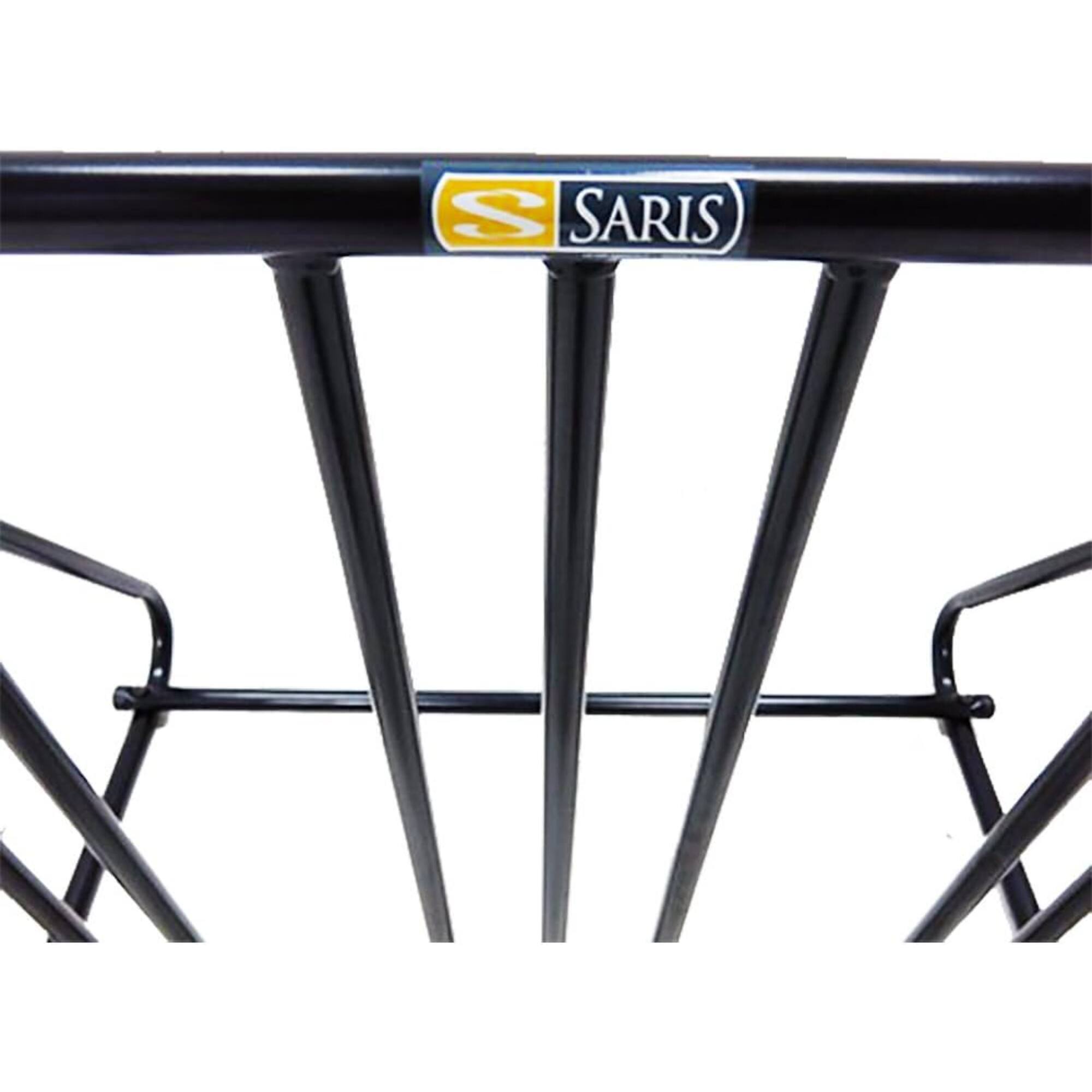 Alt View 3. Saris - Mighty Mite 6-Bike Parking Rack, Indoor and Outdoor Grid Bike Rack - Black.