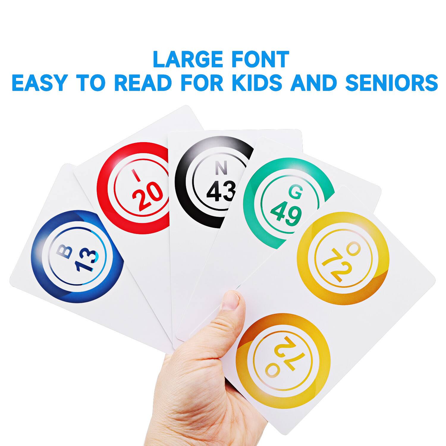 LARGE FONT EASY TO READ FOR KIDS AND SENIORS

13
20
43
49
72
72