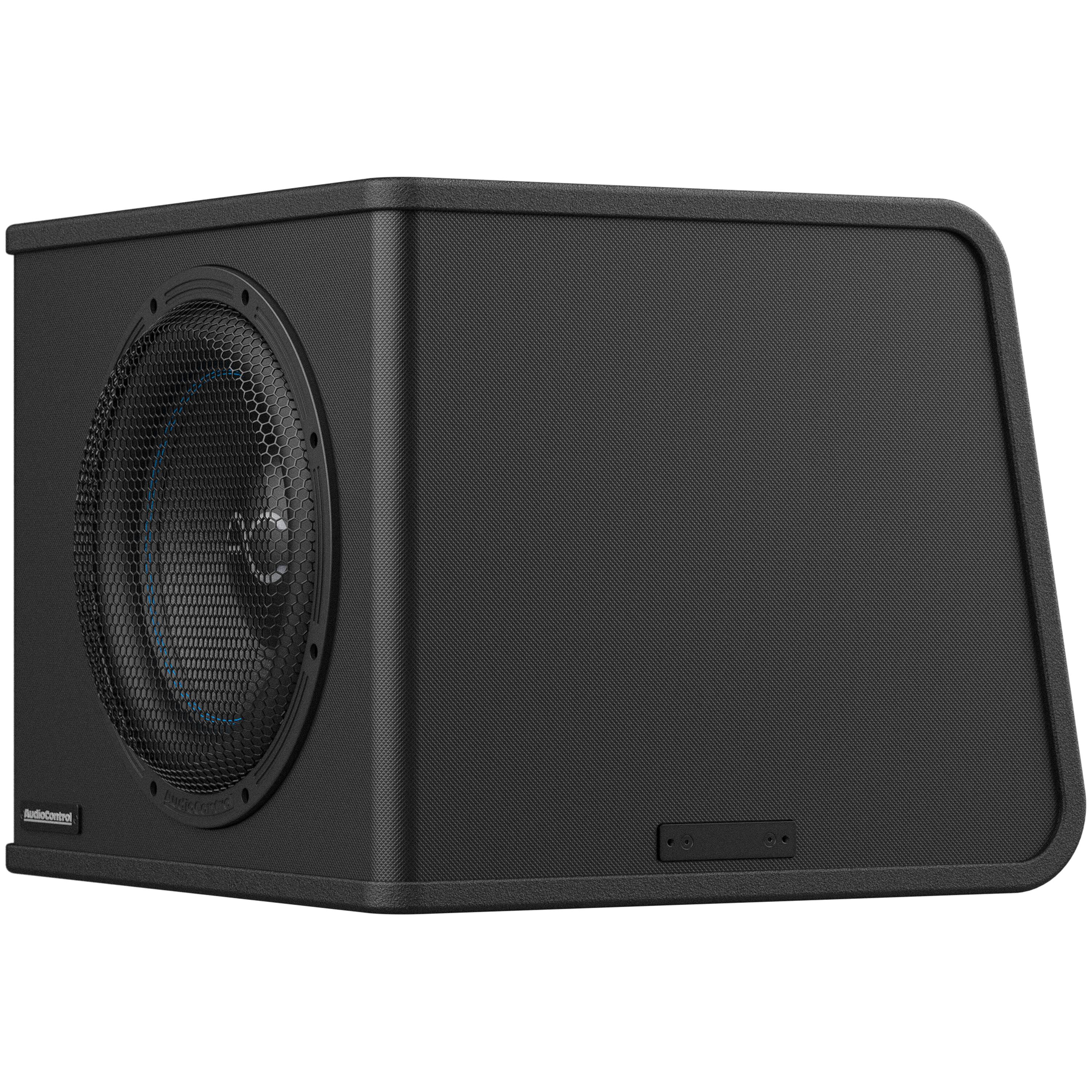 Alt View 18. AudioControl - Spike Series 12” Single-Voice-Coil 2-Ohm Loaded Vented Subwoofer Enclosure - Black.