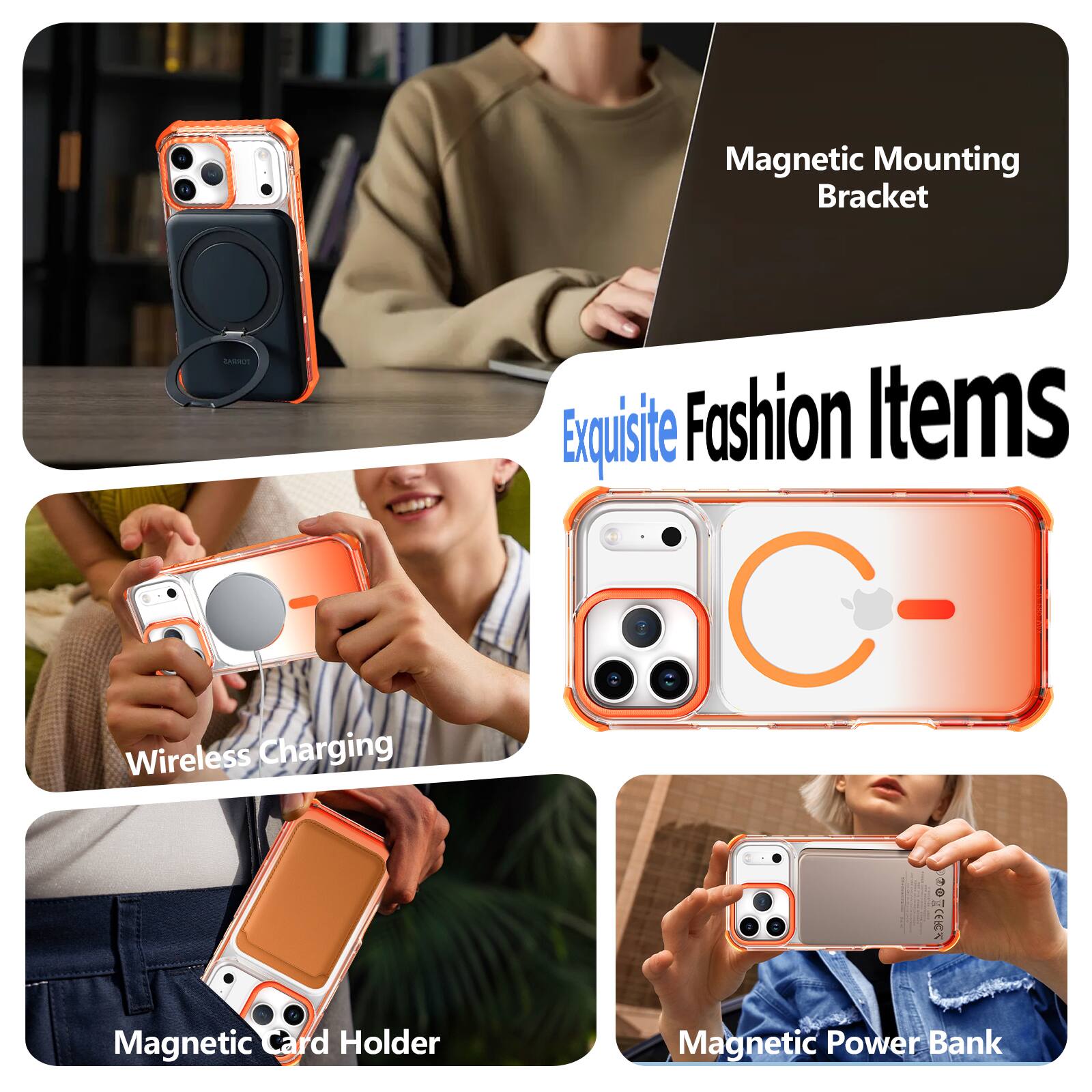 Magnetic Mounting Bracket

Exquisite Fashion Items

Wireless Charging

Magnetic Card Holder

Magnetic Power Bank