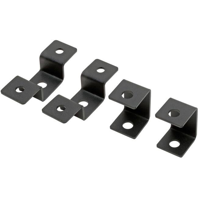 Front. Tripp Lite - Eaton Tripp Lite Series Ceiling Support Kit for 12 in. or 18 in. Cable Runway, Straight and 90-Degree - Black - Black.