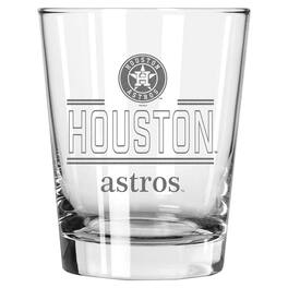 The Memory Company - Houston Astros 15oz. Double Old Fashioned Glass - Multicolor