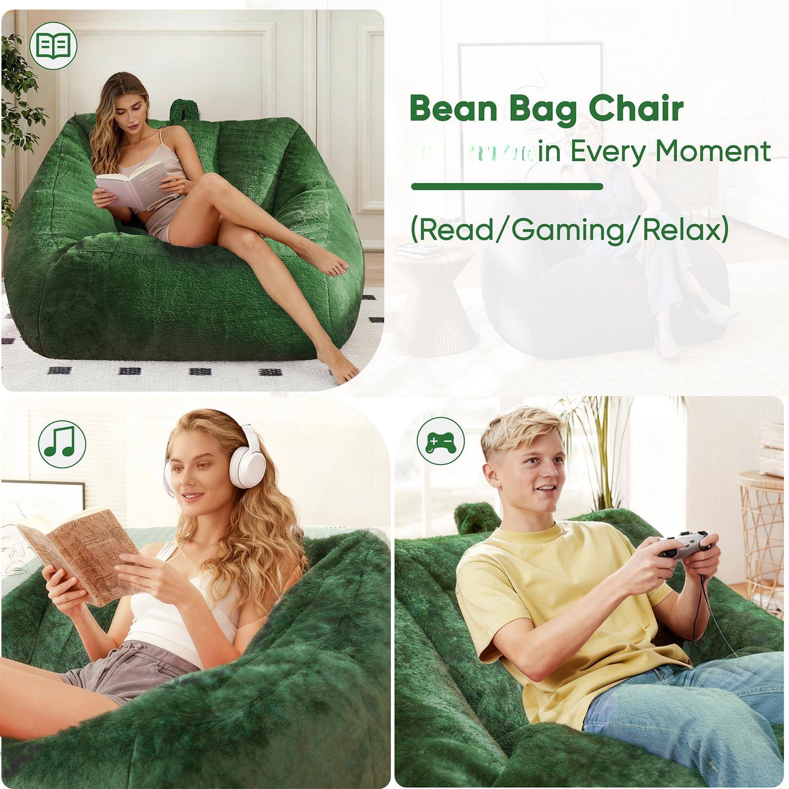 Bean Bag Chair  
Enjoy in Every Moment  
(Read/Gaming/Relax)