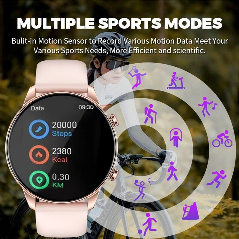 MULTIPLE SPORTS MODES

Bulit-in Motion Sensor to Record Various Motion Data Meet Your Various Sports Needs, More Efficient and scientific.

Data
09:30
20000 Steps
2380 Kcal
0.30 KM