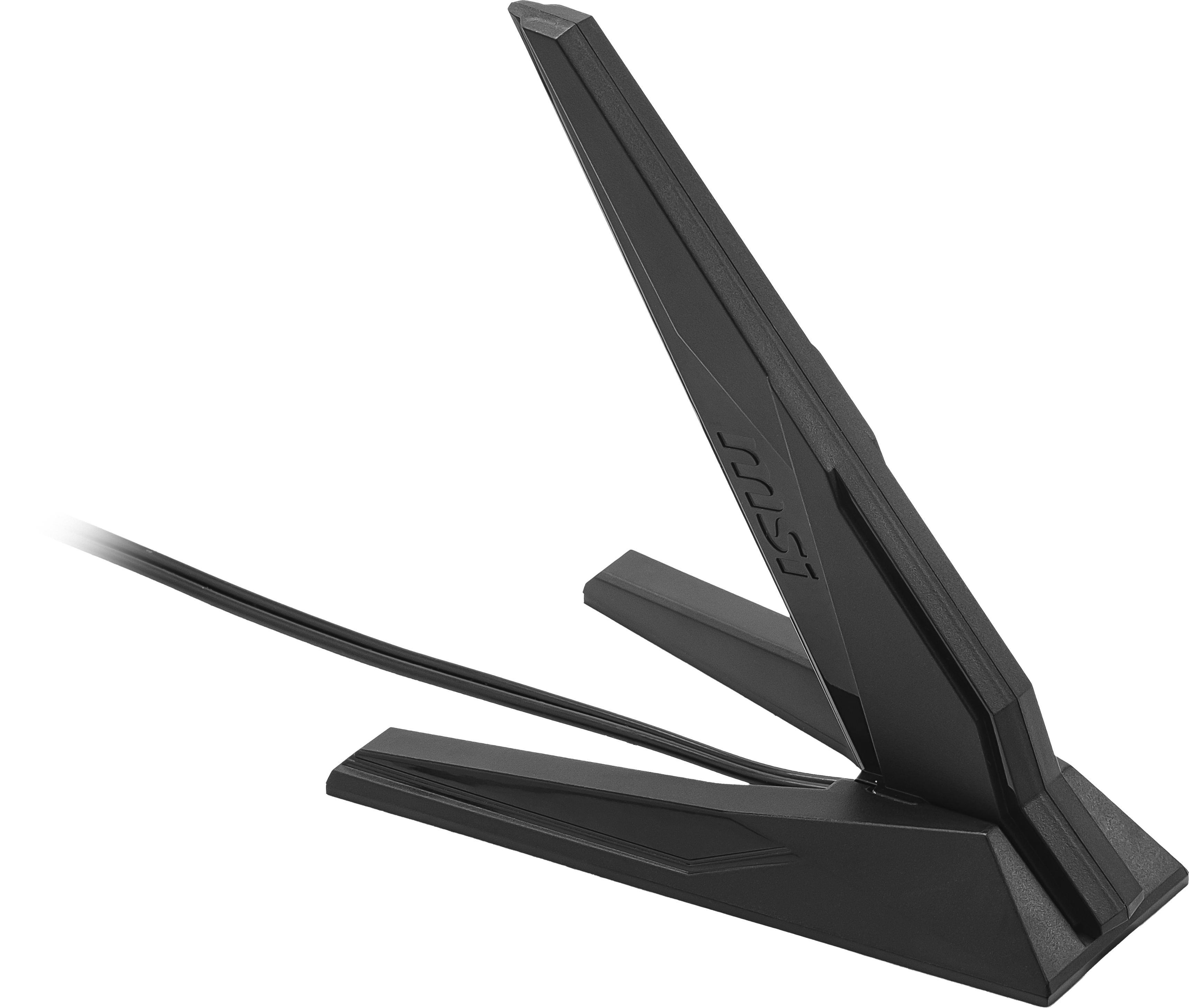 Angle. MSI - MSI HERALD BE9400 WIFI 7 MAX,NCM865 Tri-Band Wi-Fi 7 & Bluetooth 5.4 PCIe - Black - Black.