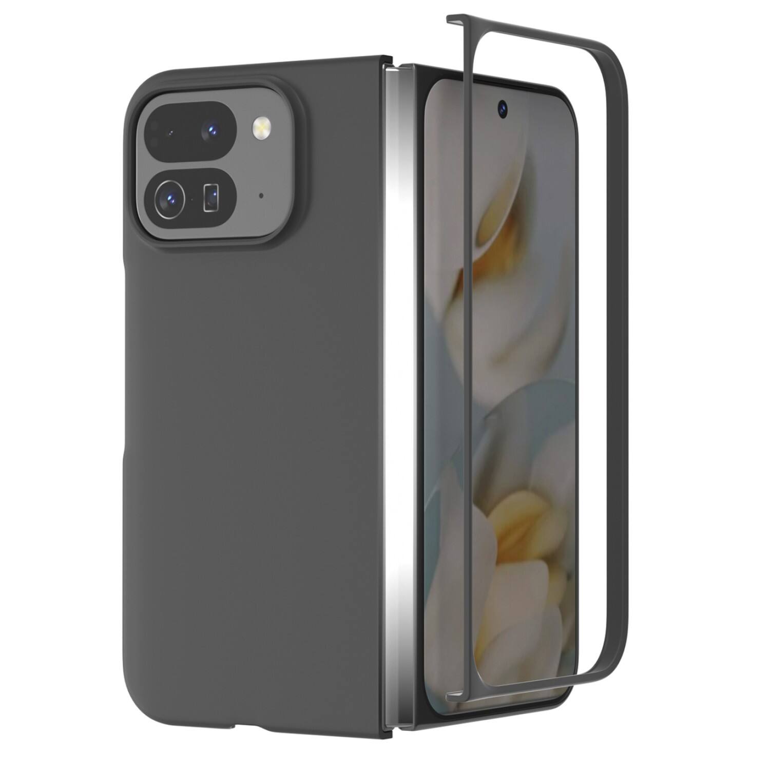 Front. SaharaCase - Google Pixel 10 Pro Fold Slim Case | Smooth Finnish | Precise Cutouts - Black.