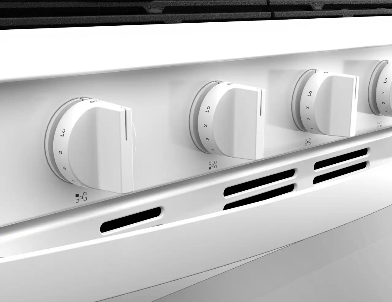 Alt View 6. Whirlpool - 5.0 Cu. Ft. Smart Freestanding Gas Range with Air Cooking Technology, No Preheat Air Fry and Steam/Self Clean - White.