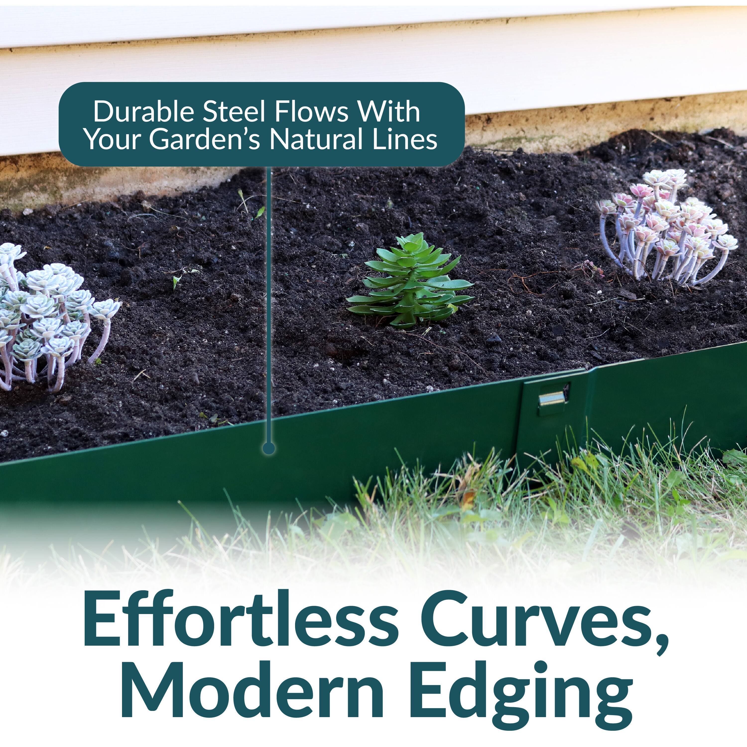 Durable Steel Flows With Your Garden's Natural Lines

Effortless Curves, Modern Edging