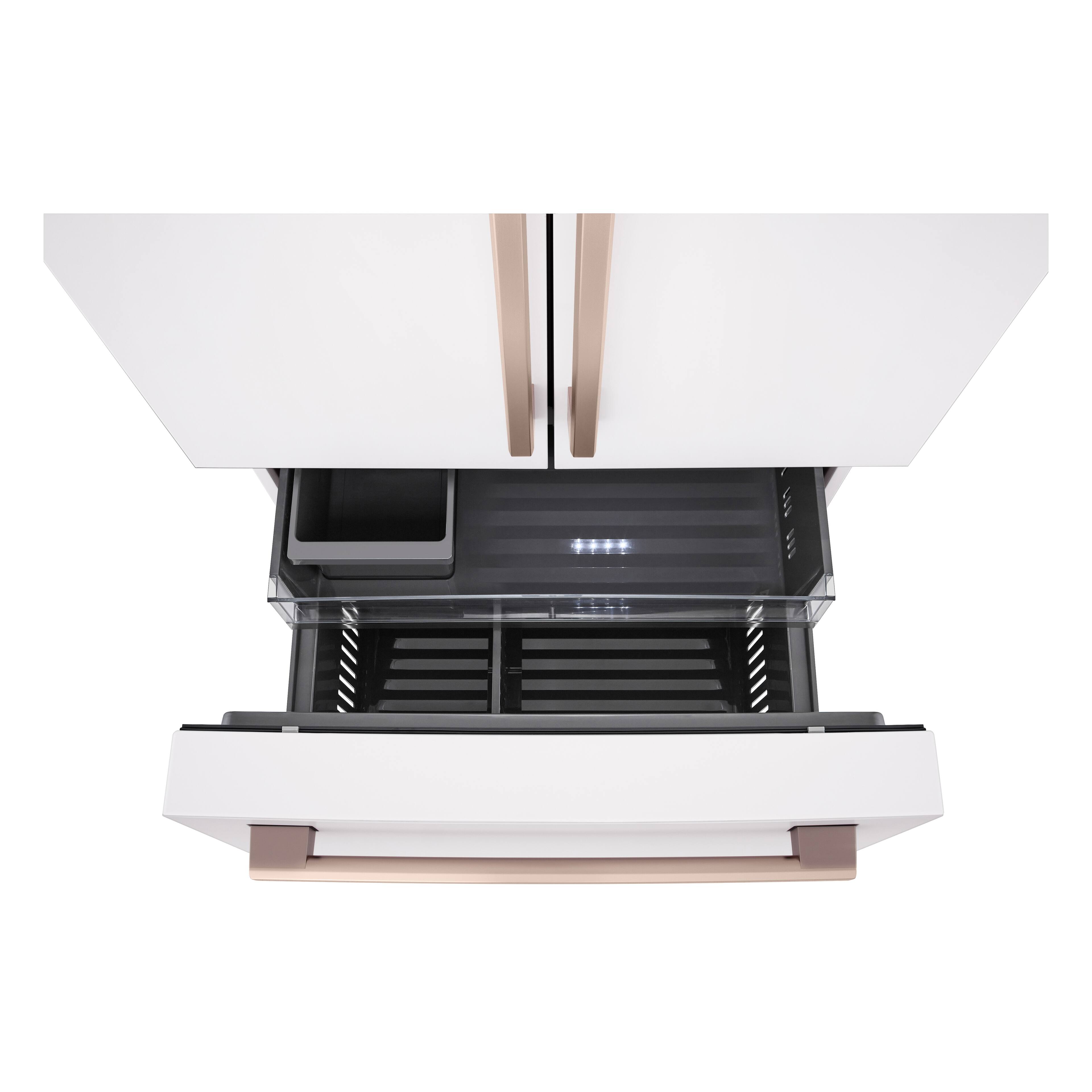 Alt View 20. LG - STUDIO Counter-Depth MAX 26.5 Cu. Ft. French Door Smart Refrigerator with Internal Water Dispenser - Essence White.