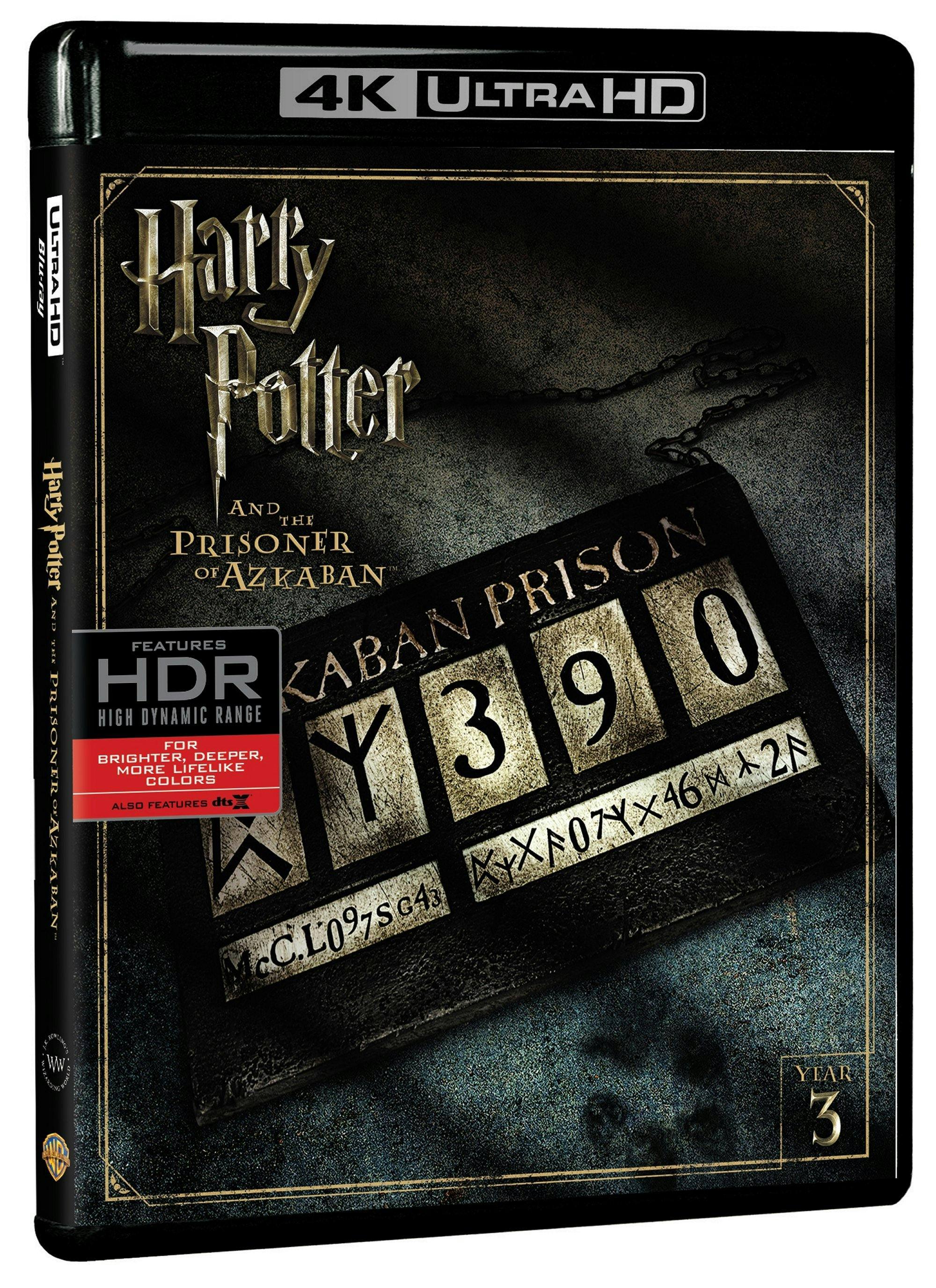 Angle. Harry Potter and the Prisoner of Azkaban   - 4K Blu-Ray.