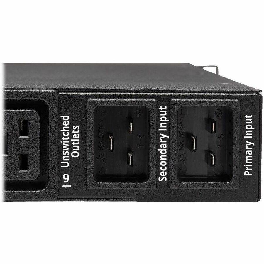 Unswitched Outlets 9  
2Awve 250VL 16A A 1-6 O  
Input Secondary 250V~ AA 18A 1-5  
Input Primary