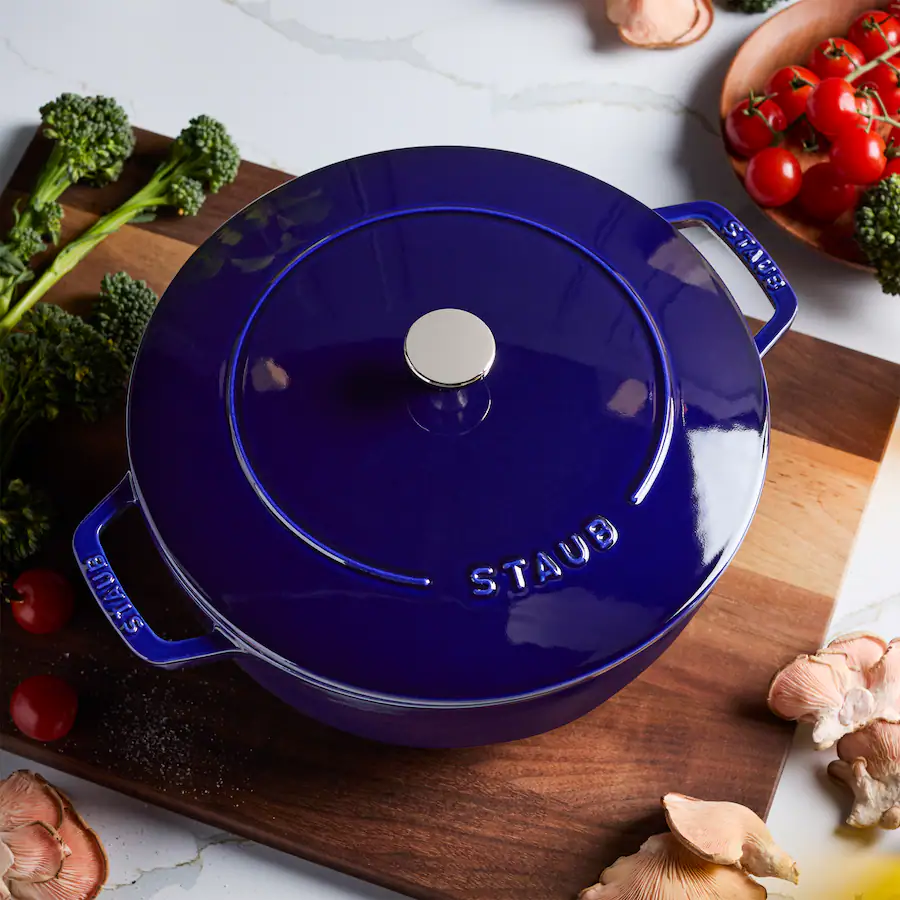 Essentials Oven Staub Cast Iron Essential French Oven, Dutch Oven, 5 quart, serves 5 6 ...