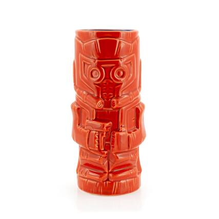 Front. Marvel - Geeki Tikis Guardians Of The Galaxy Star-Lord Ceramic Mug | Holds 14 Ounces - Red.