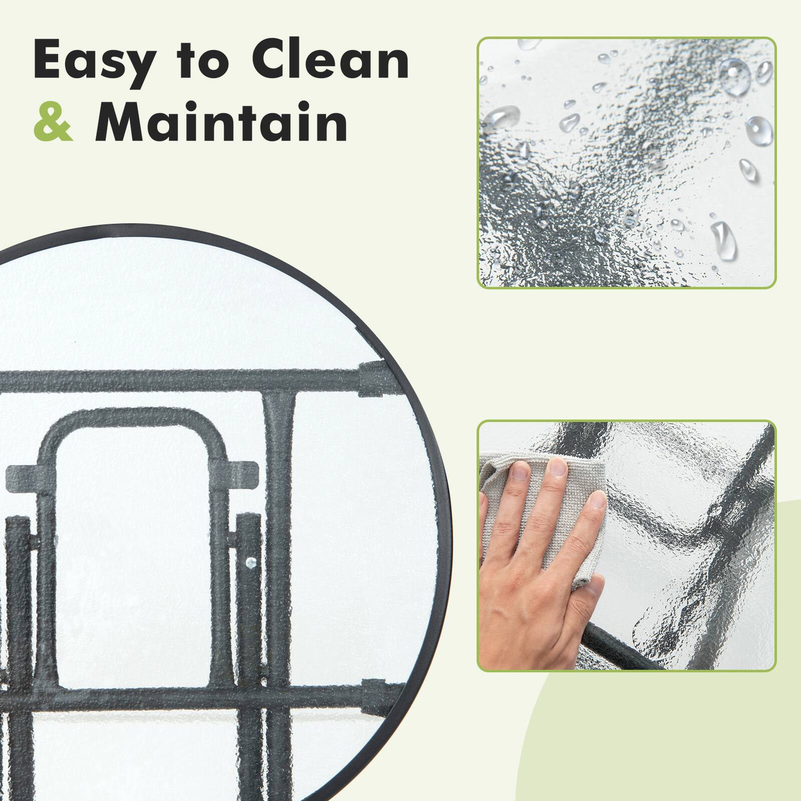 Easy to Clean & Maintain