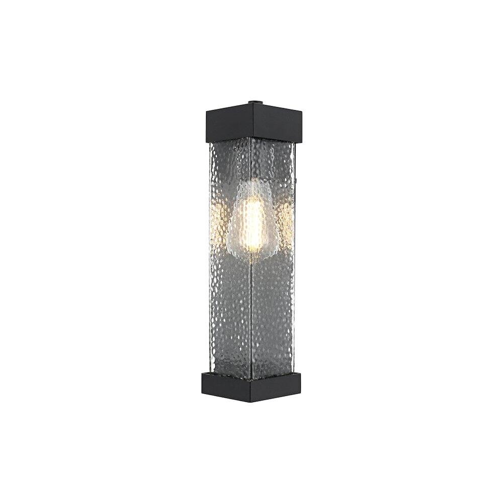 Back. Elegant Lighting - Swain 7 inch Outdoor Pendant in Black - Black.