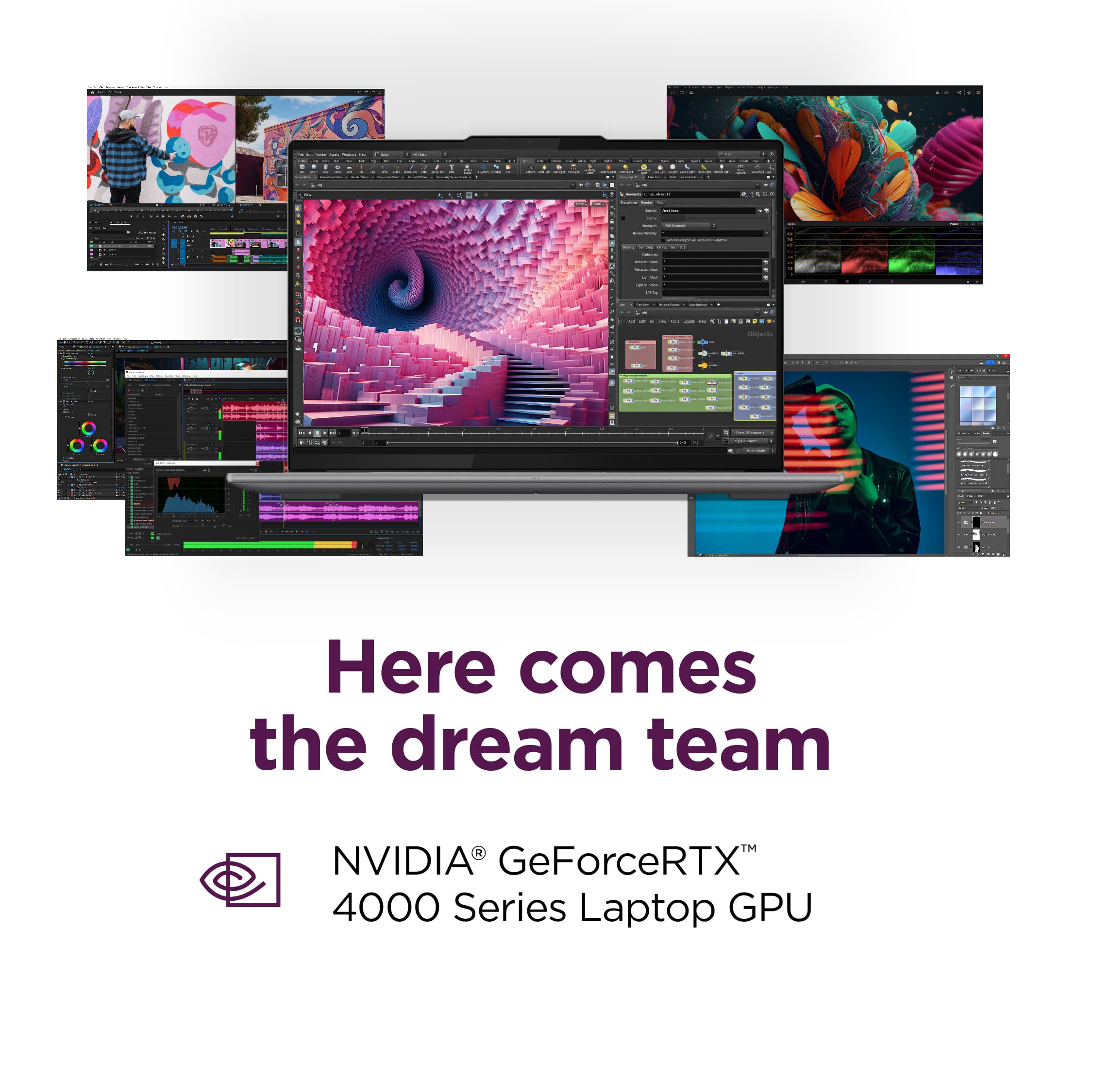 Here comes the dream team NVIDIA GeForce RTX 4000 Series Laptop GPU