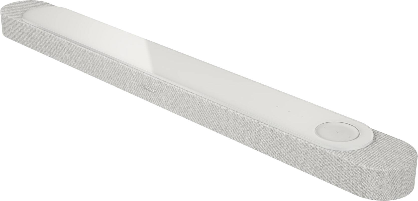 Alt View 23. Bose - Lifestyle Ultra 5.1 Channel Wireless Soundbar with Dolby Atmos - White Smoke.