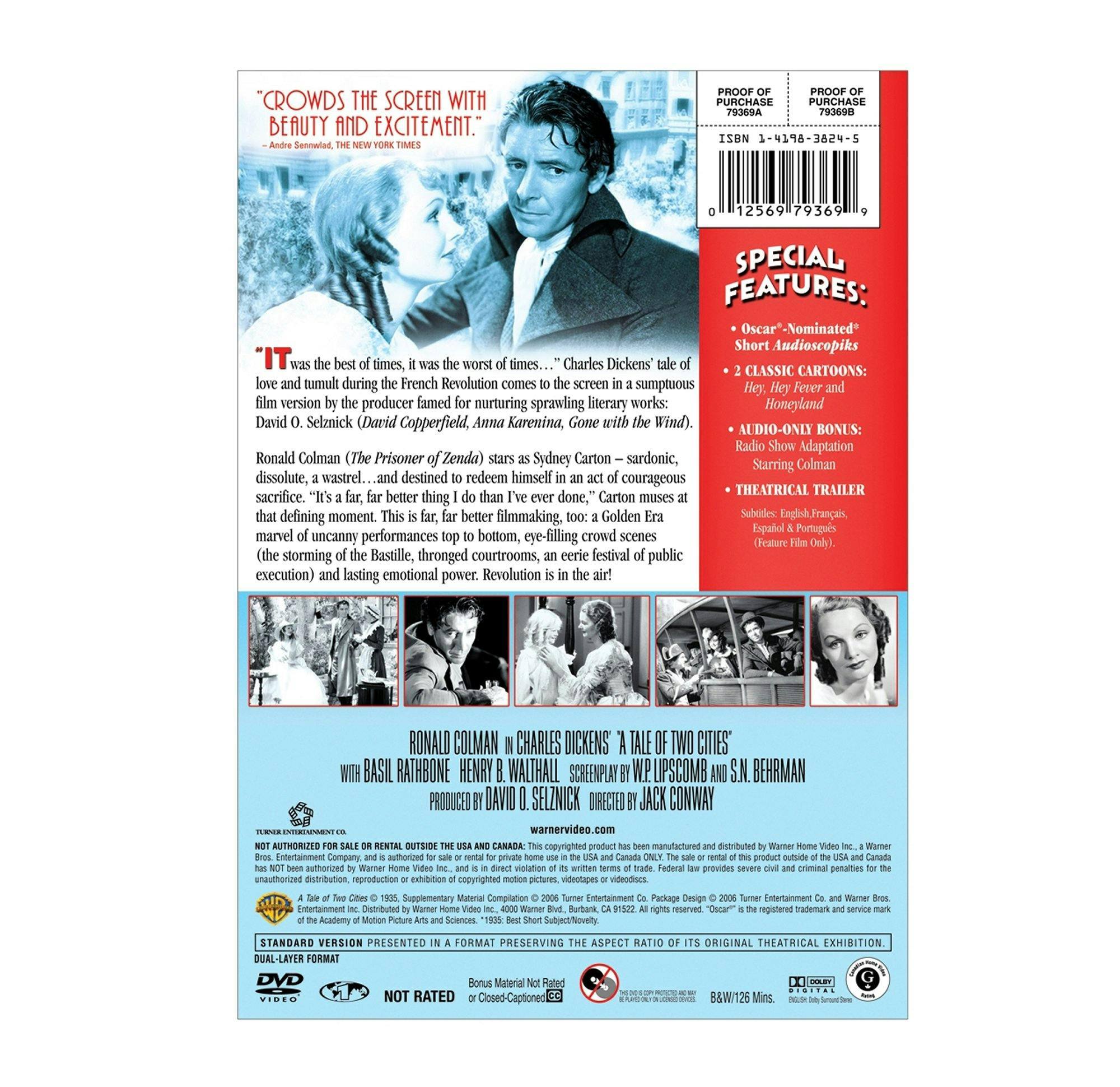Back. A Tale of Two Cities [DVD].