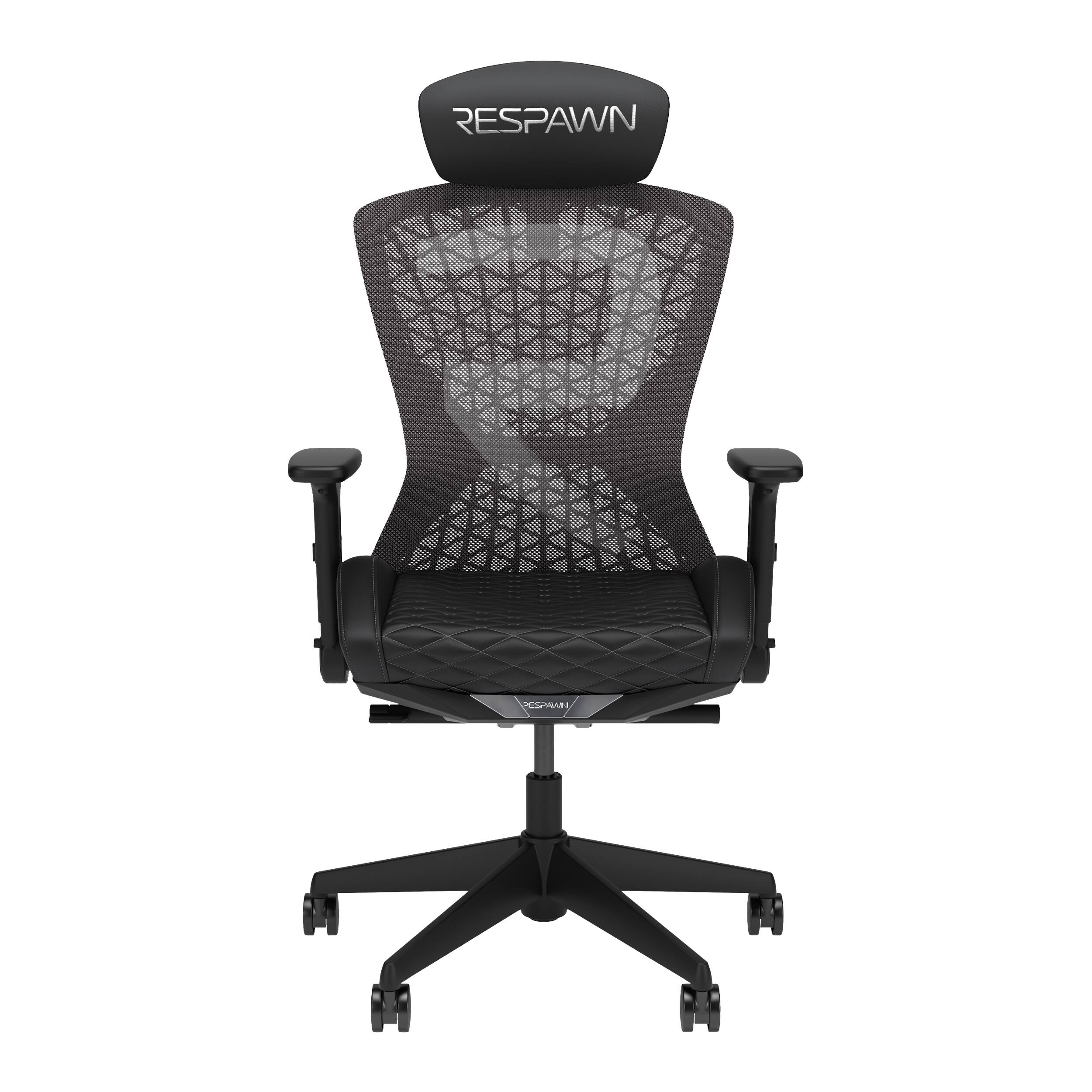 Front. Respawn Products - RESPAWN SPIRE Ergonomic Mesh Office Gaming Chair - Home PC Computer Desk Gaming Chair - Stealth Black.