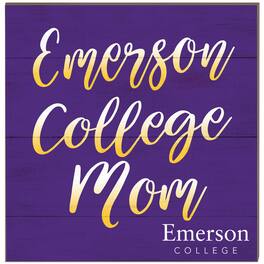 Jardine - Emerson College Lions 10'' x 10'' Mom Plaque - Purple