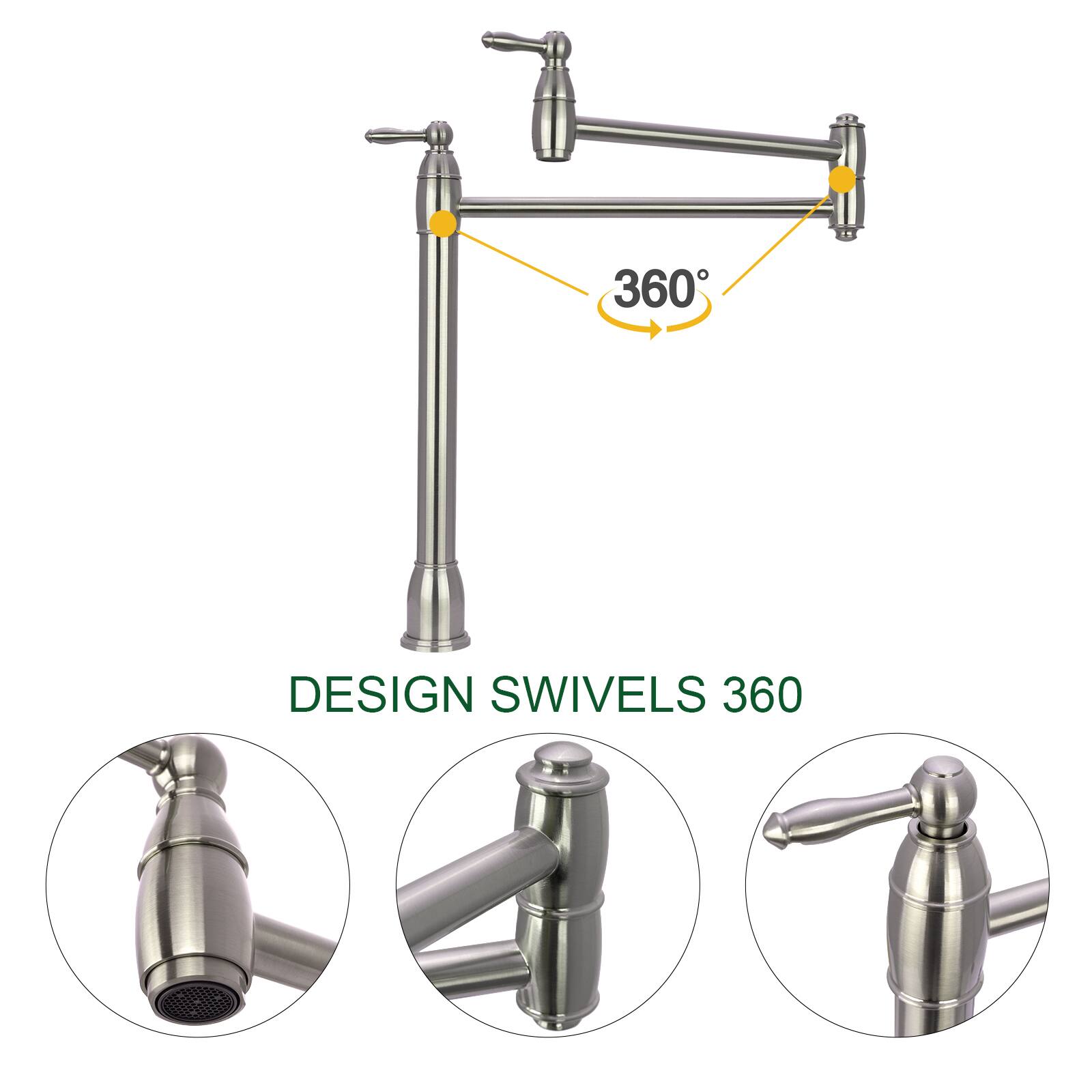 DESIGN SWIVELS 360°