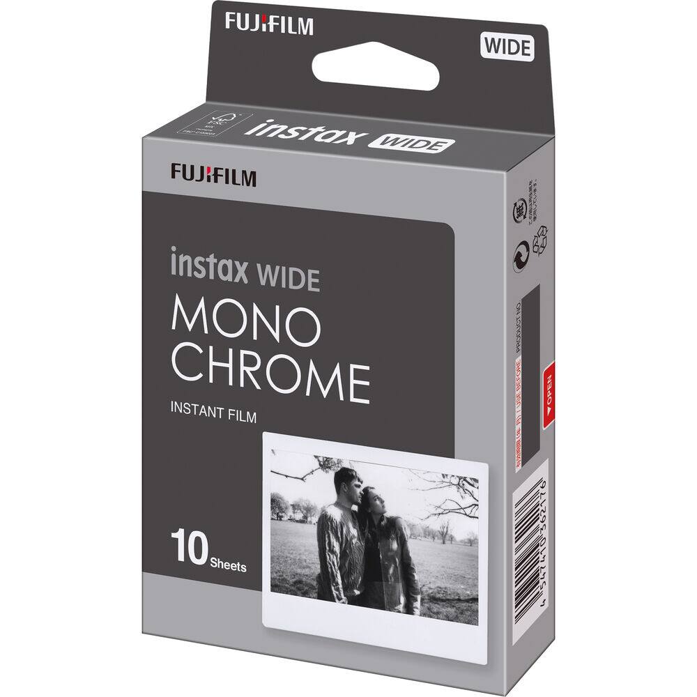 FUJIFILM instax WIDE MONO CHROME INSTANT FILM 10 Sheets