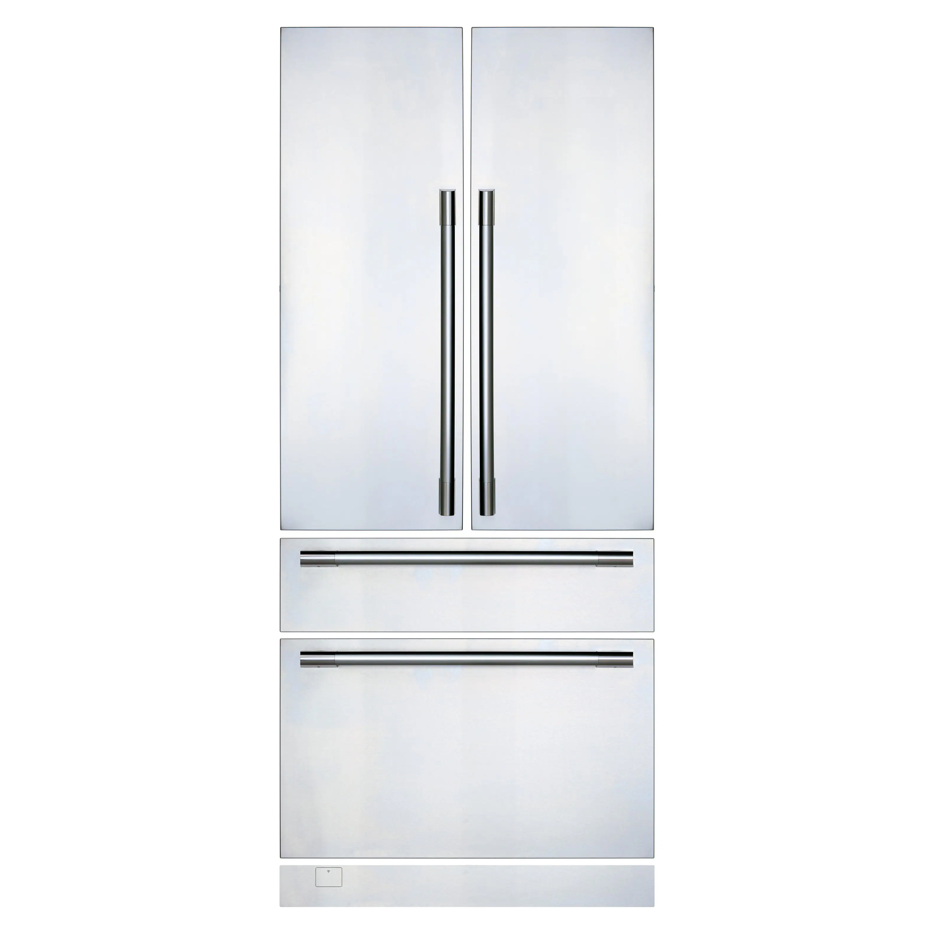 Front. SKS - Professional Series 36-inch Stainless Steel Panel Kit for SKSFD3604P 4-Door French Door Refrigerator - Stainless steel.