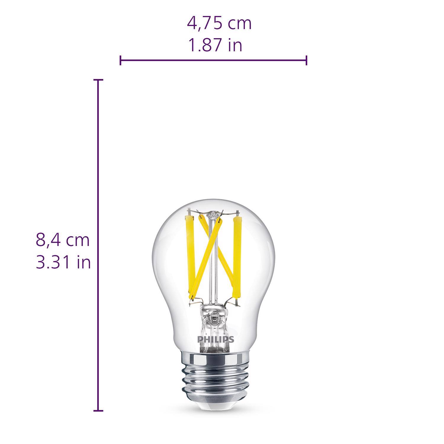 4,75 cm  
1.87 in  

8,4 cm  
3.31 in  

PHILIPS
