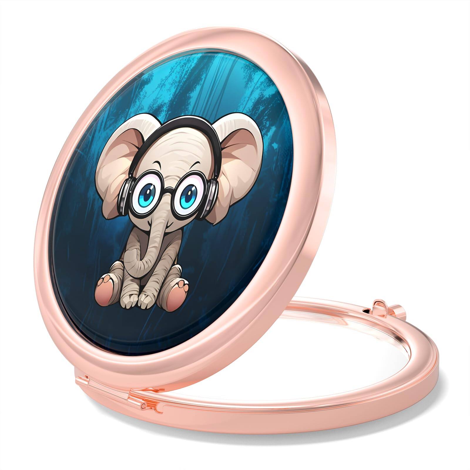 Pretty Elephant-2.75"L x 2.75"W(Rose Gold)