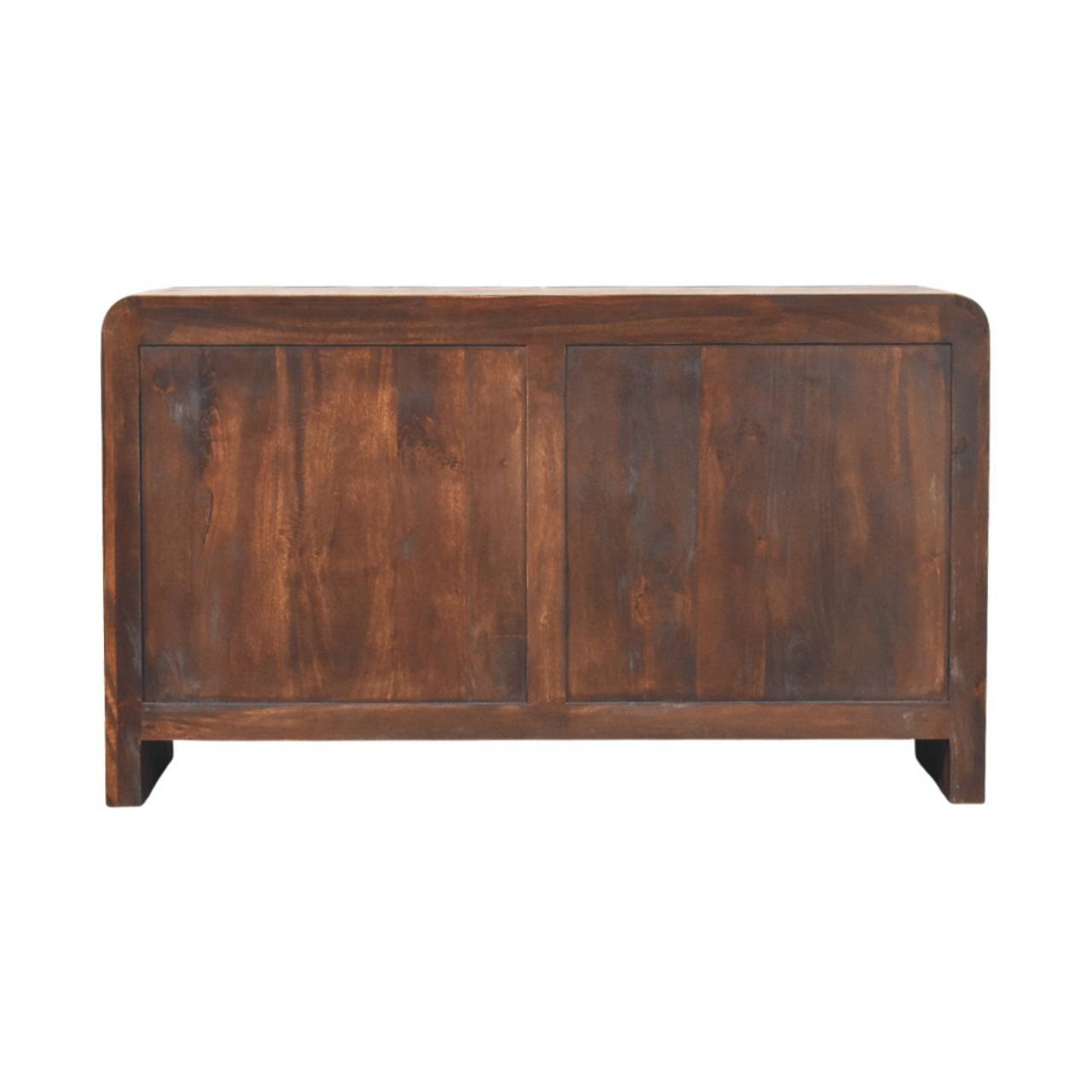 Alt View 5. Artisan Furniture - Artisan Furniture Solid Wood Copenhagen 4-Drawer Chest in Smoked Oak - Brown.