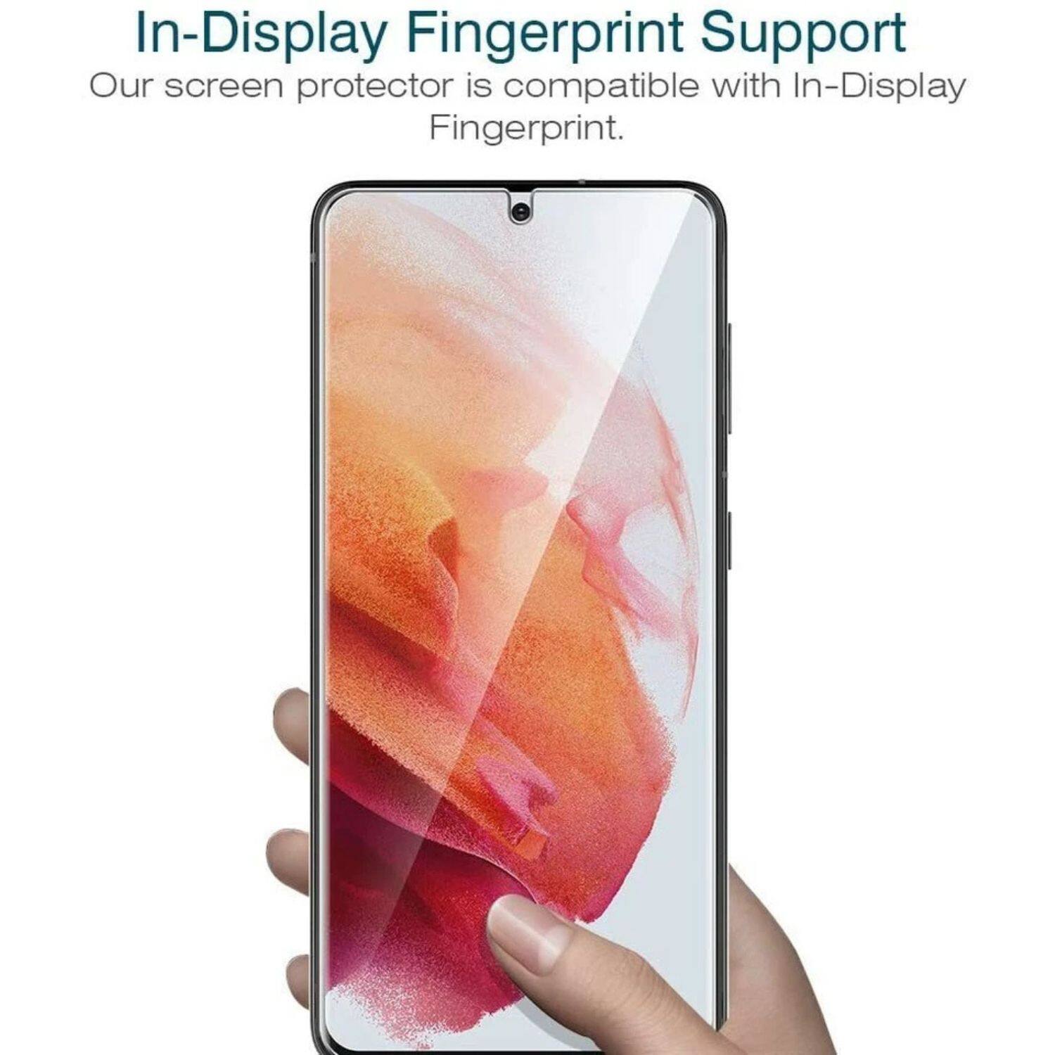 In-Display Fingerprint Support  
Our screen protector is compatible with In-Display Fingerprint.