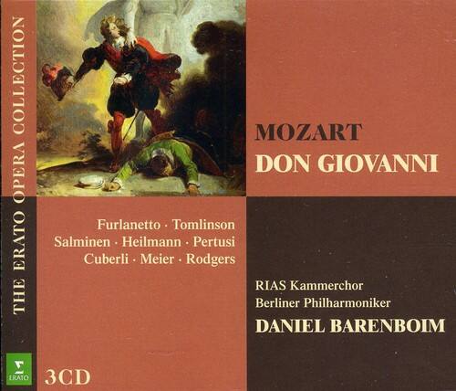 **The Opera Collection**

**MOZART DON GIOVANNI**

**Furlanetto • Tomlinson  
Salminen • Heilmann • Pertusi  
Cuberli • Meier • Rodgers**

**RIAS Kammerchor  
Berliner Philharmoniker**

**DANIEL BARENBOIM**

**3CD**