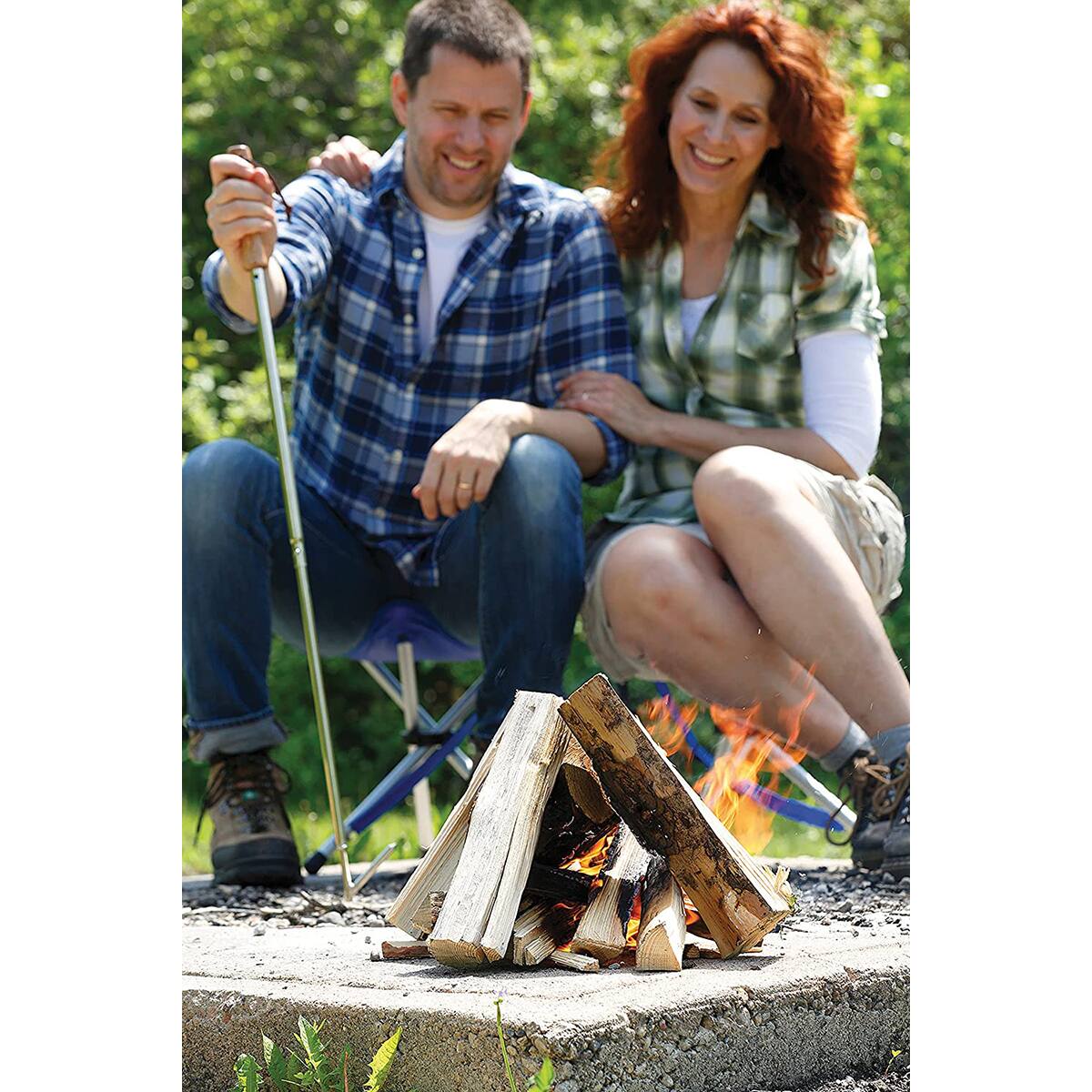 Alt View 2. Coghlan’s - Coghlan's Extendible Fire Poker, Extends to 30", Collapsible Backpacking Camping - Silver.