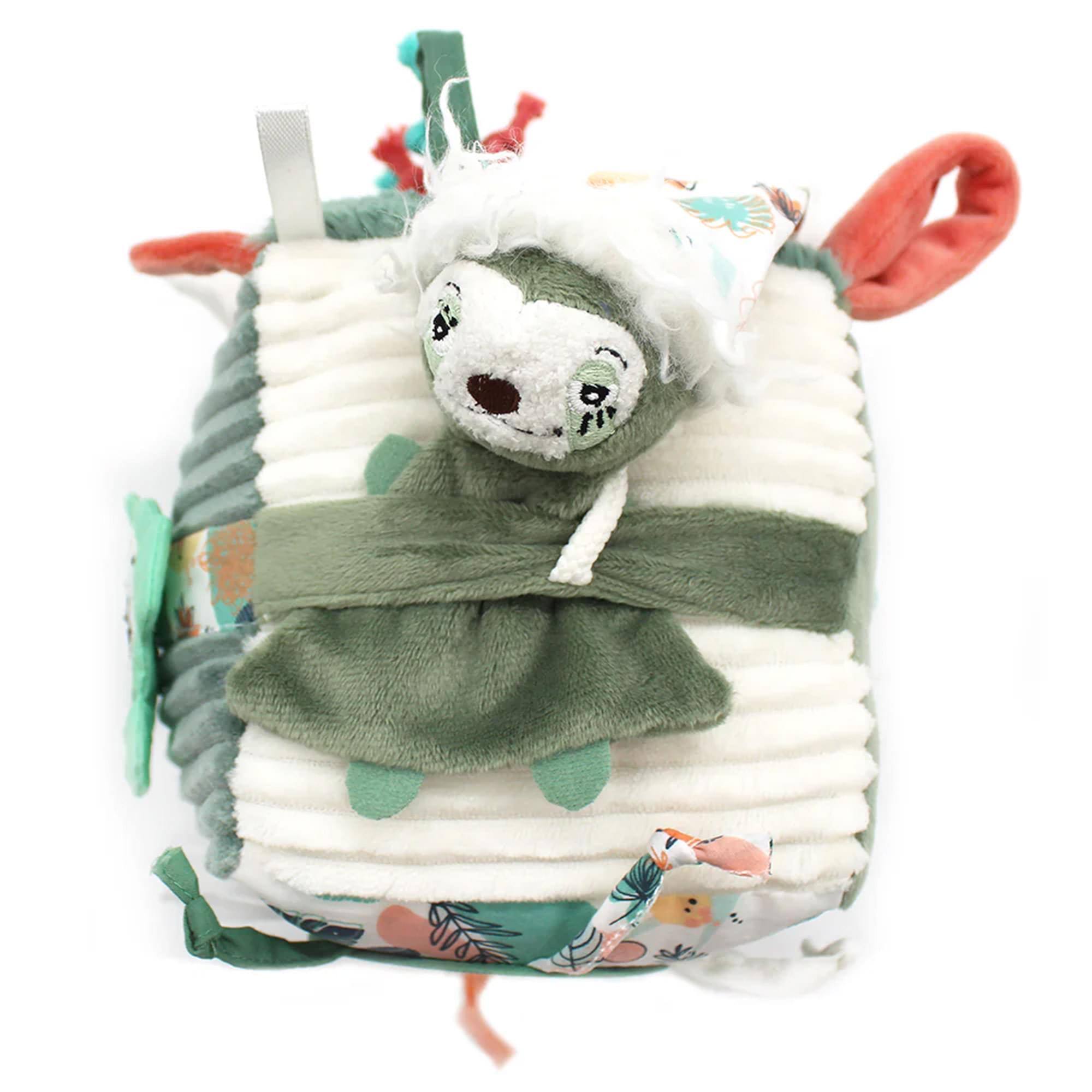 Alt View 10. TriAction Toys - Les Deglingos Baby Activity Cube | Chillos The Sloth - Multi-Color.