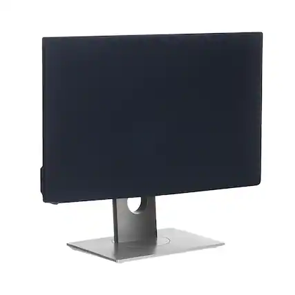 Front. Unique Bargains - Monitor Dust Cover Anti-Static Dustproof Protective Cover Computer Screen Sleeve for 22 Inch Monitor PC Desktop HD Panel - Navy Blue.