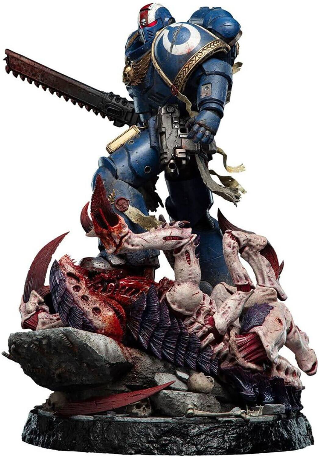 Alt View 2. Weta Workshop - WETA Workshop Limited Edition Polystone - Warhammer 40K - Lieutenant Titus 1:6 Scale Statue   - COLLECTIBLES - Multicolor.