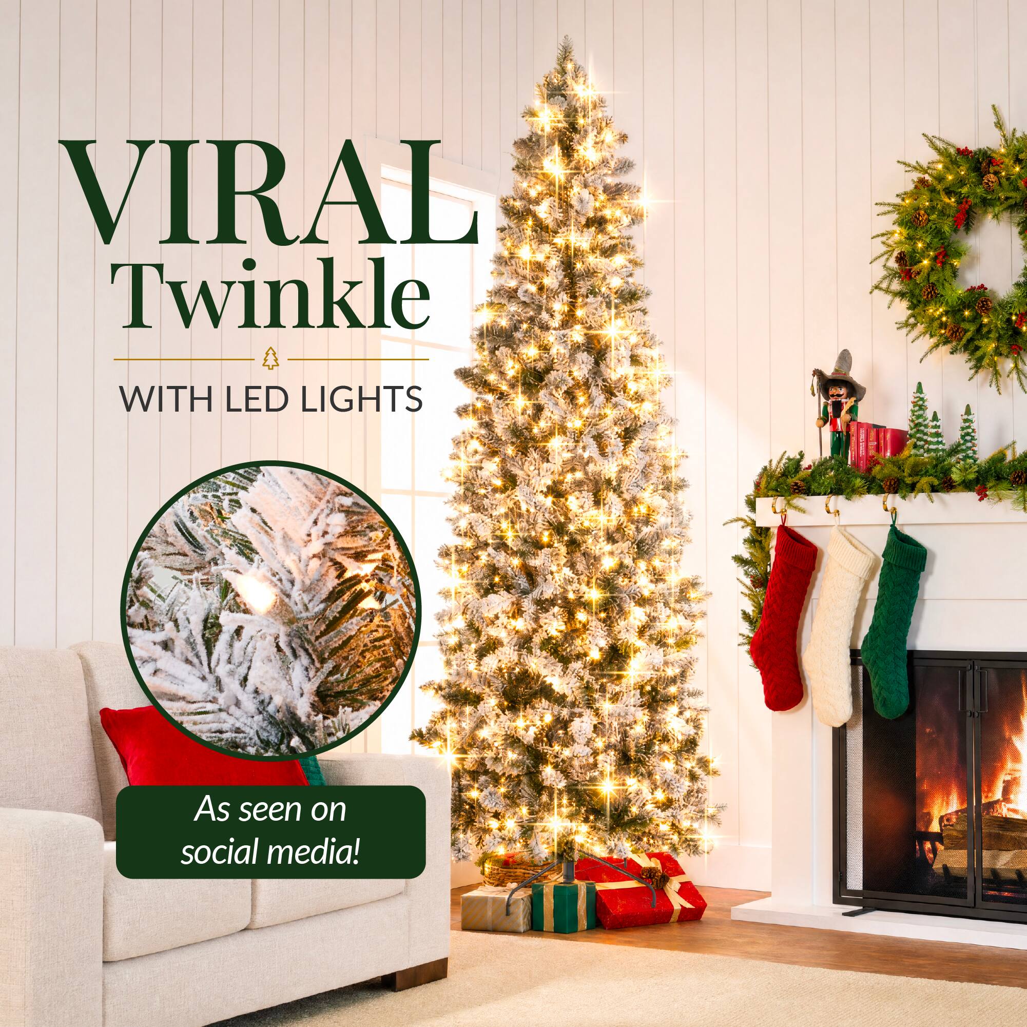 VIRAL Twinkle  
WITH LED LIGHTS  
As seen on social media!
