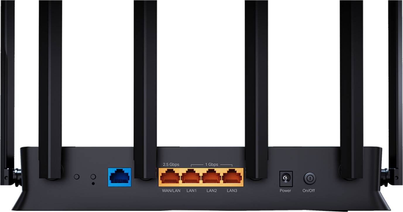 2.5 Gbps  
1 Gbps  
WAN/LAN  
LAN1  
LAN2  
LAN3  
Power  
On/Off