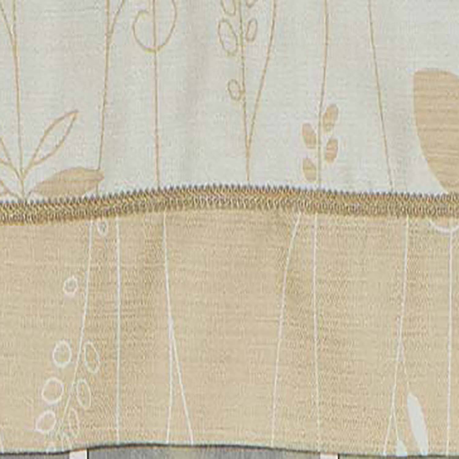 Left. RLF Home - RLF Home Aquarelles Window Treatment Banded Premium Quality Valance 3" Rod Pocket 50" x 16" Aqua Mist - Aqua mist.