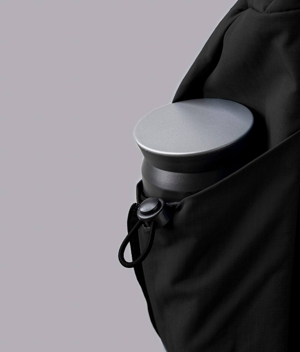 Alt View 1. ALPAKA - Metro Crossbody Right Shoulder Sling Bag Men,Sling Backpack - Fits 11" Tablet - Single Shoulder - Black Axoflux 210D.