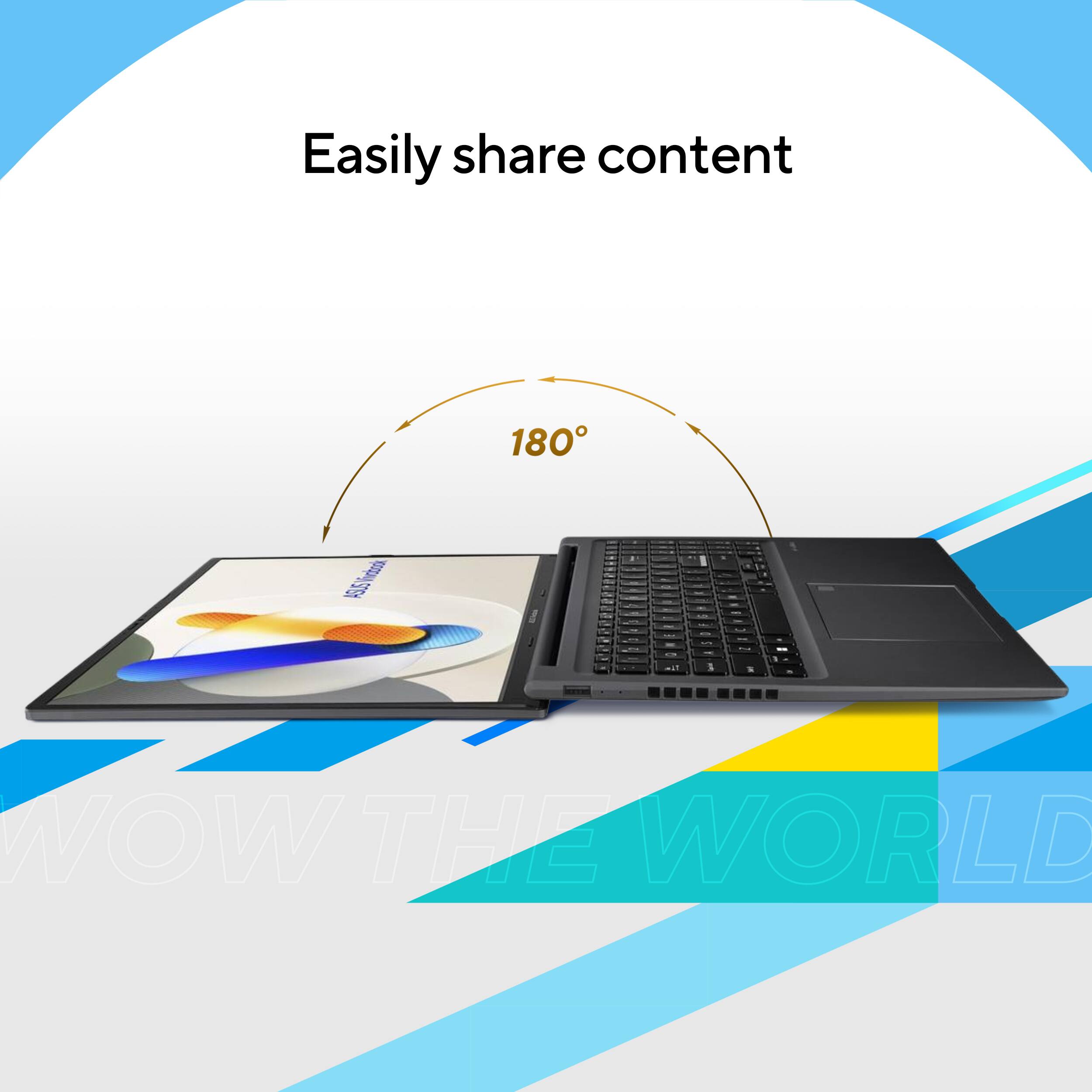 Easily share content 180 6S 65.5ftodi - . - - I - il - - - - 1 . - .  . I . - -.. - - . . WOW THE WORLD