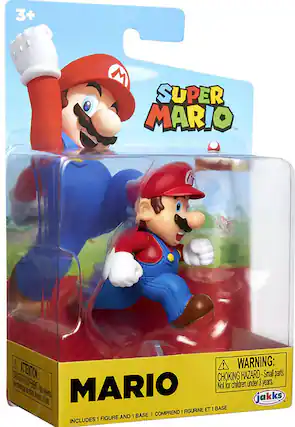 3+
SUPER MARIO™
WARNING: CHOKING HAZARD - Small parts. Not for children under 3 years.
MARIO
INCLUDES 1 FIGURE AND 1 BASE
COMPREND 1 FIGURINE ET 1 BASE
jakkspacific