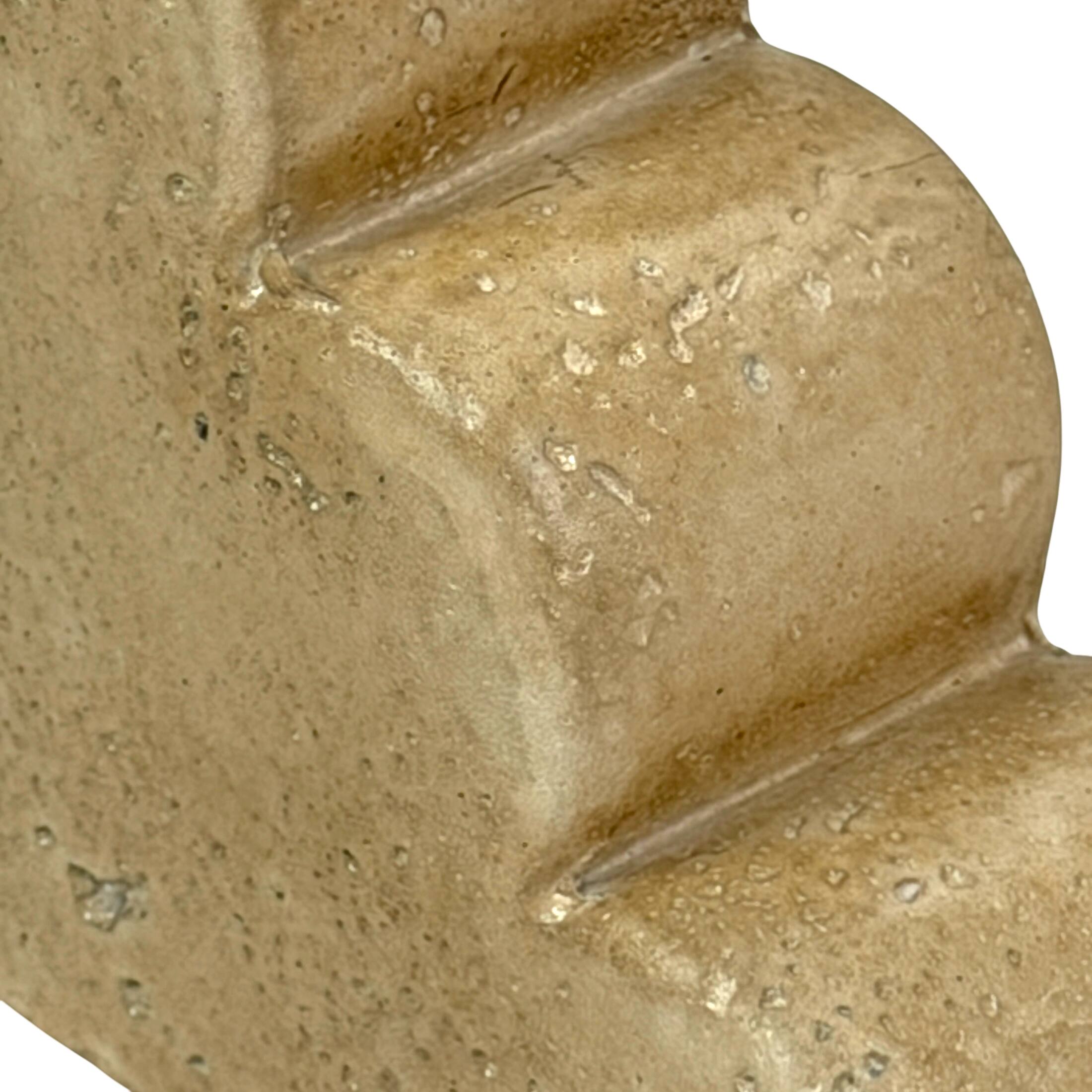 Alt View 8. Things2Die4 - Decorative Cement Scallop Edge Bookends Set of 2 Beige Matte 7.75 Inch Wide - Beige.
