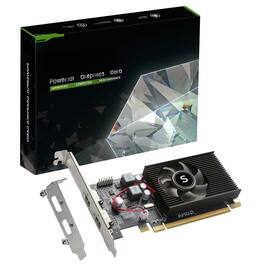 Dazzling Pops - Radeon HD 6570 Graphics Card Dual HDMI 1G GDDR3 64 bit Video Cards PC Low Profile Computer GPU PCI Express